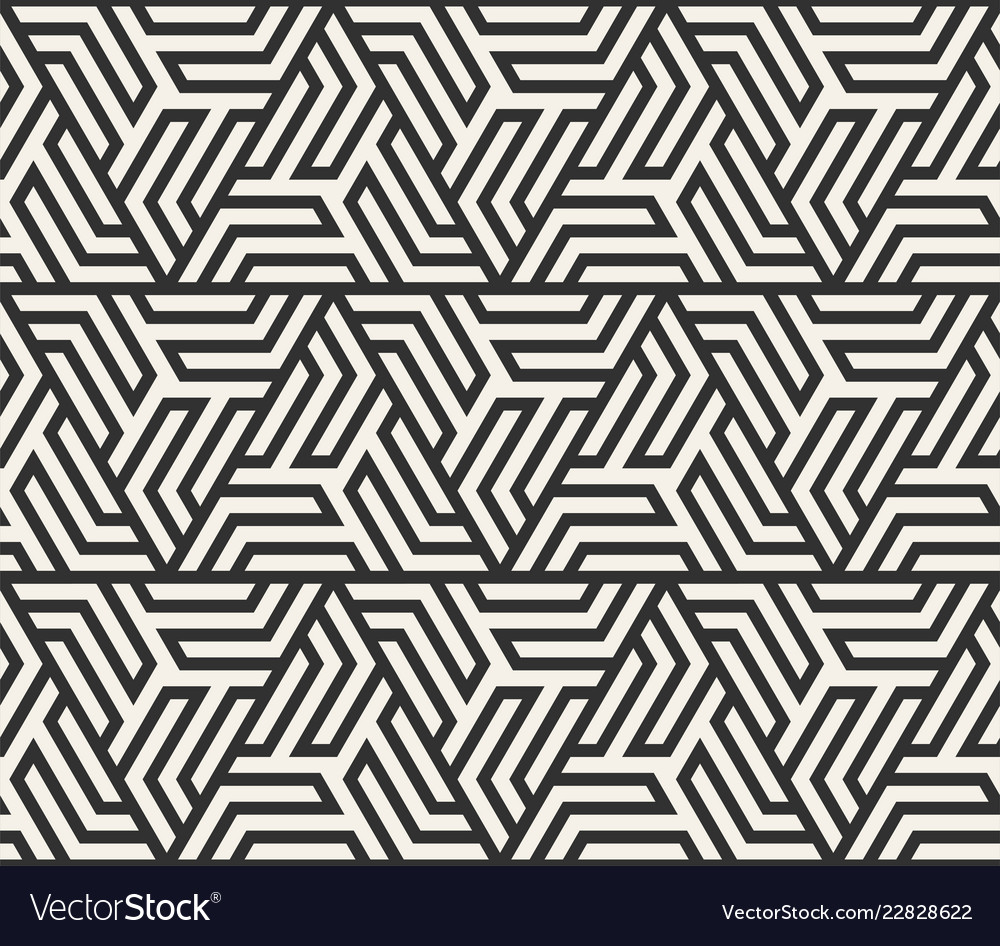 Modern Geometric Line Pattern