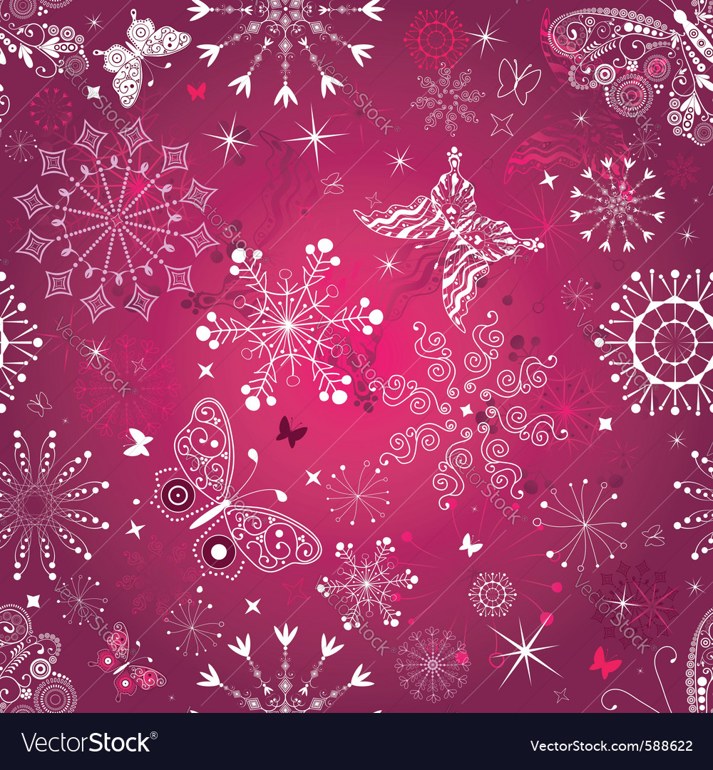 Winter Snowflake Pattern