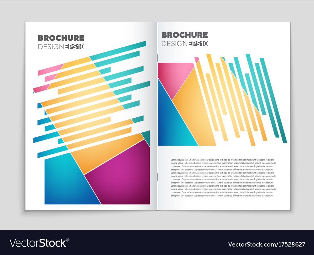 Abstract layout background set for art