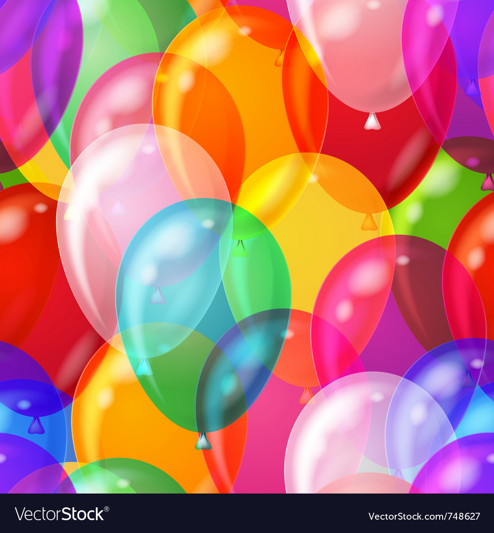 Balloon background seamless