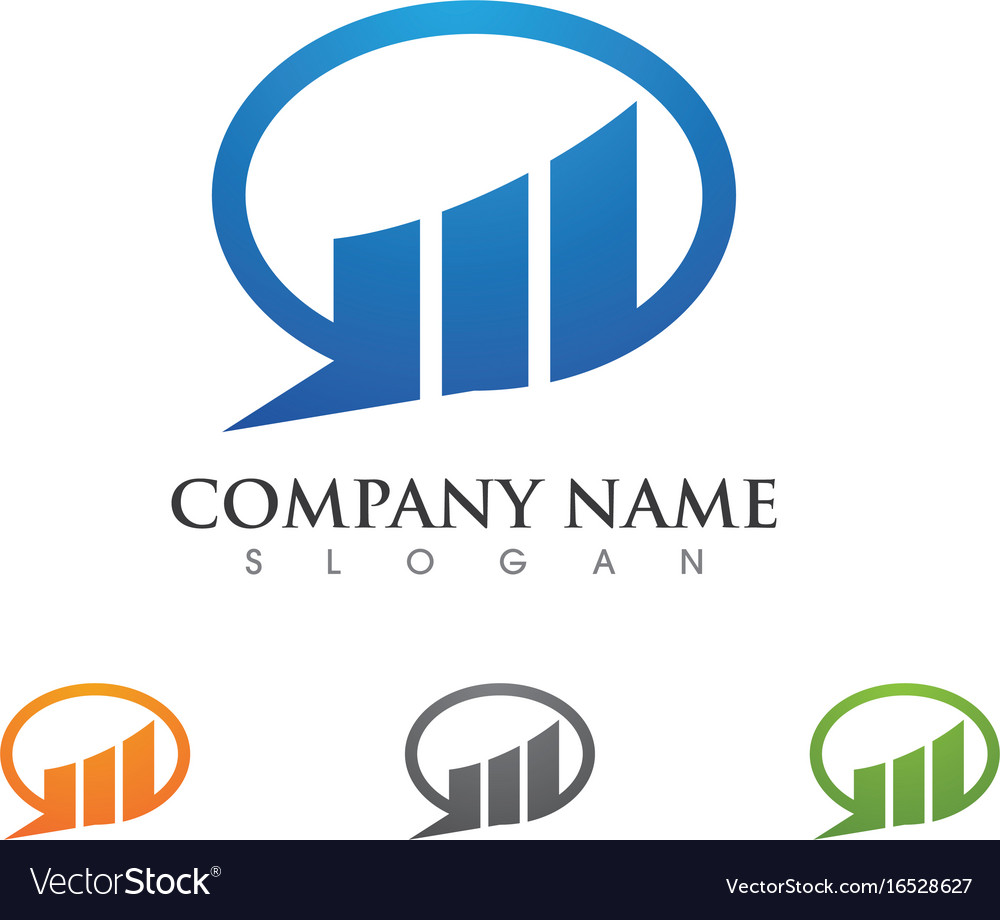 Business finance professional logo template icon