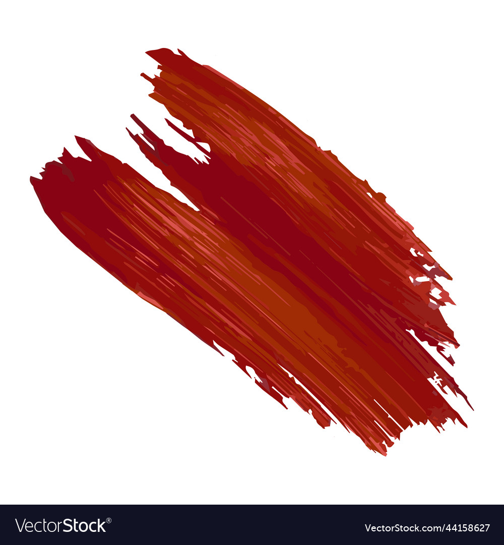 Design texture of acrylic paint with a red