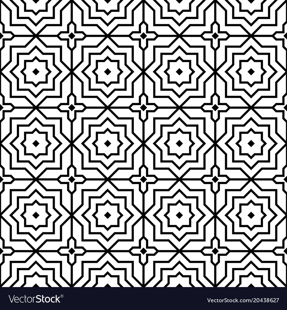 Geometric line pattern