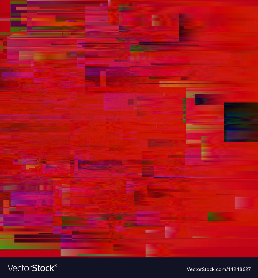 Glitch background digital image data Royalty Free Vector