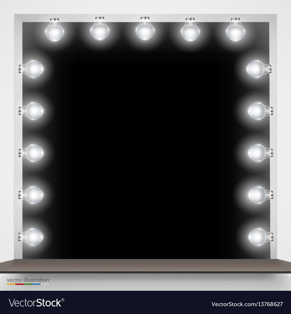Makeup Vanity mit Bulbs