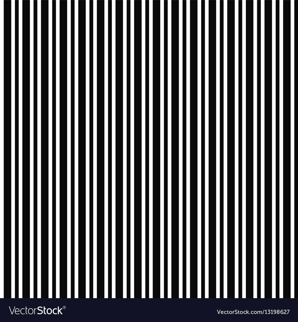 Monochrome repeating barcode stripe design pattern