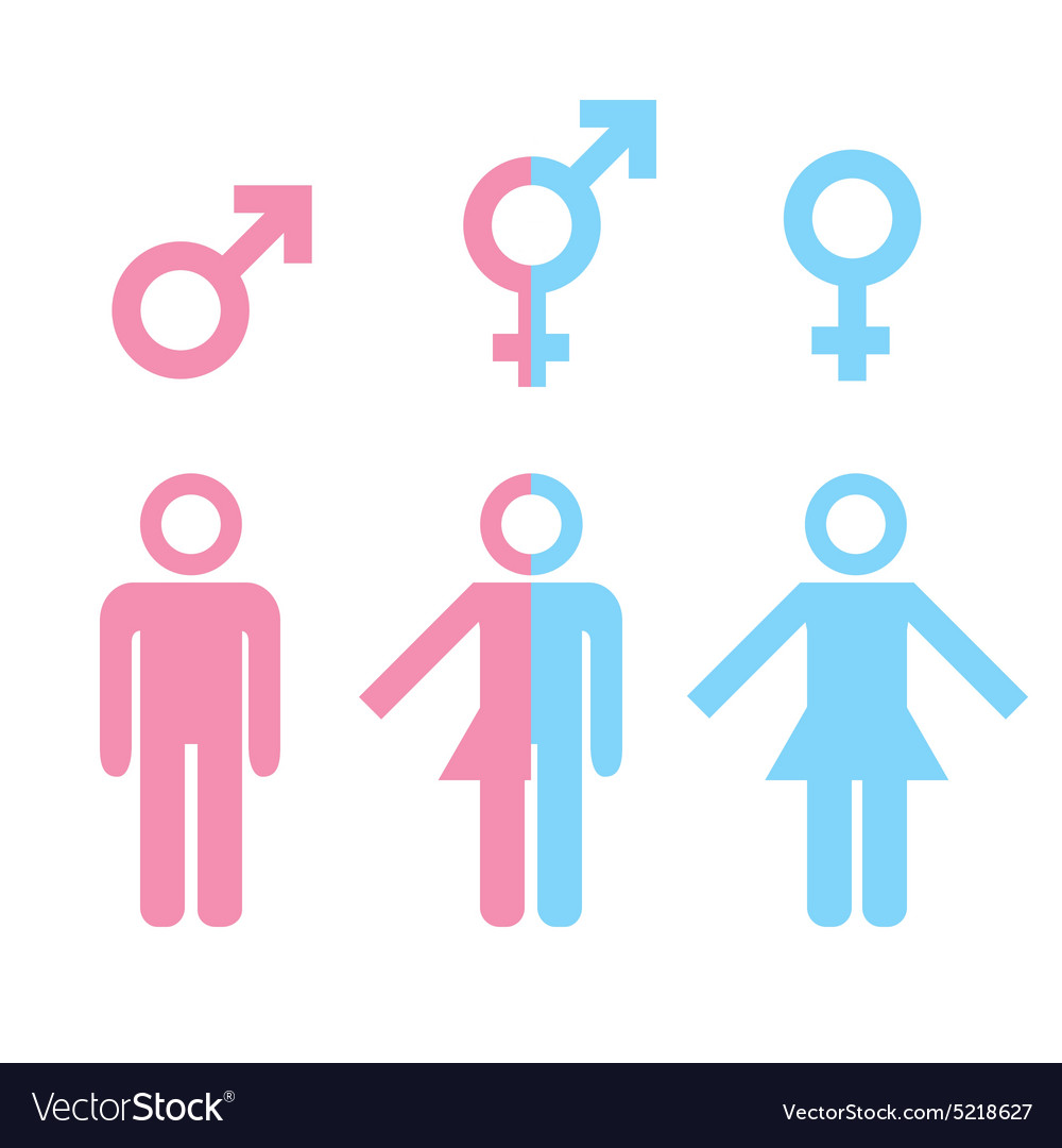 Transgender Icon Royalty Free Vector Image Vectorstock