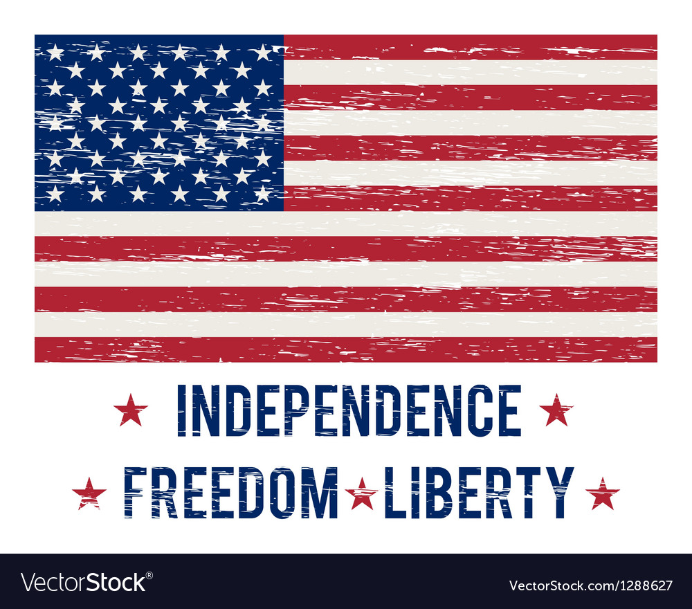 Usa flag vintage
