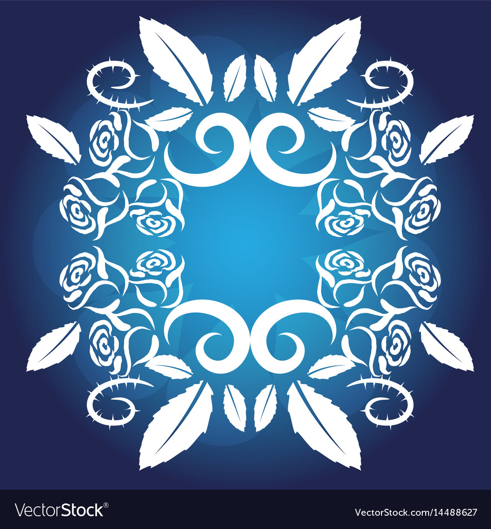 Vintage frames and scroll elements