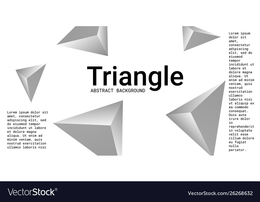 Abstract composition triangle