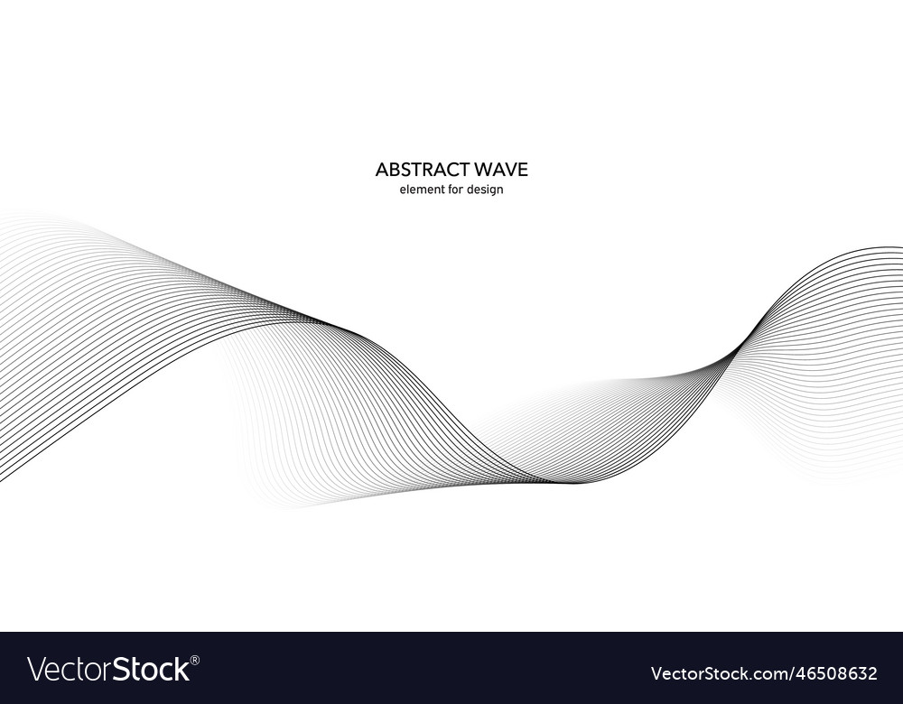 Abstract wave element for design digital vector image Abstract wave element for design digital