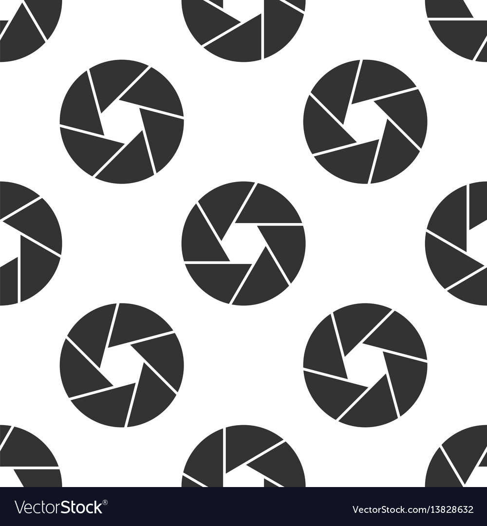 Camera Shutter Icon Pattern