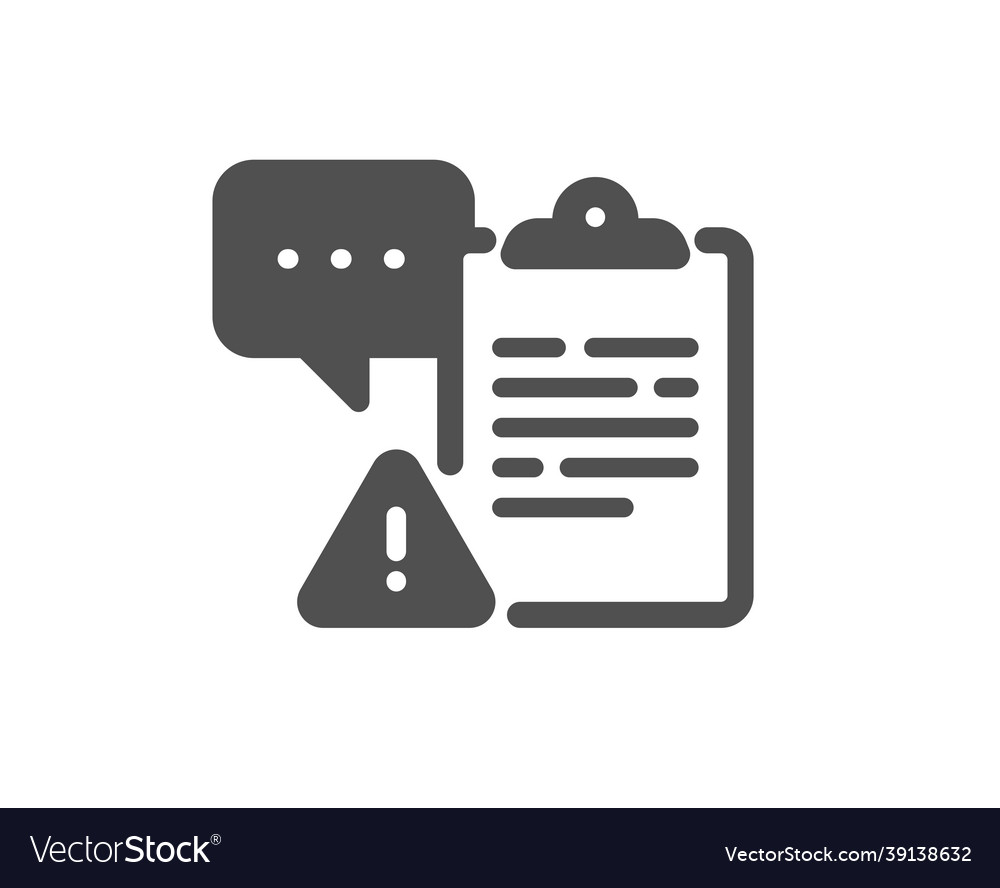 Clipboard document icon attention task sign