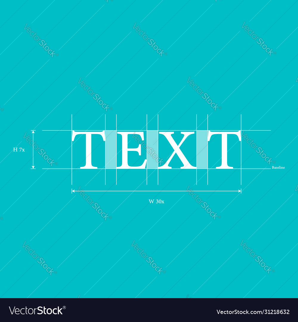 Font size icon for web vector image Font size icon for web