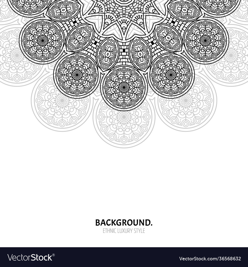 Islamic background with mandala