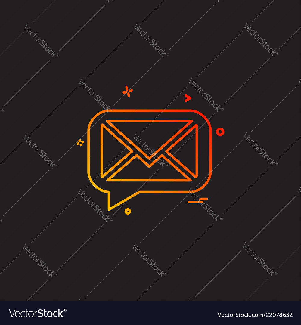 Message icon design