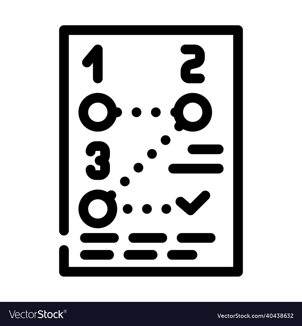 Method data science line icon vector image Method data science line icon