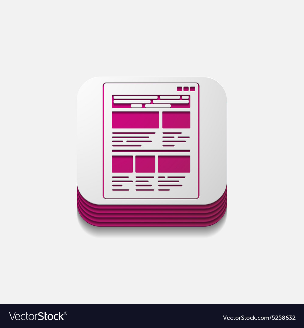 Square button interface