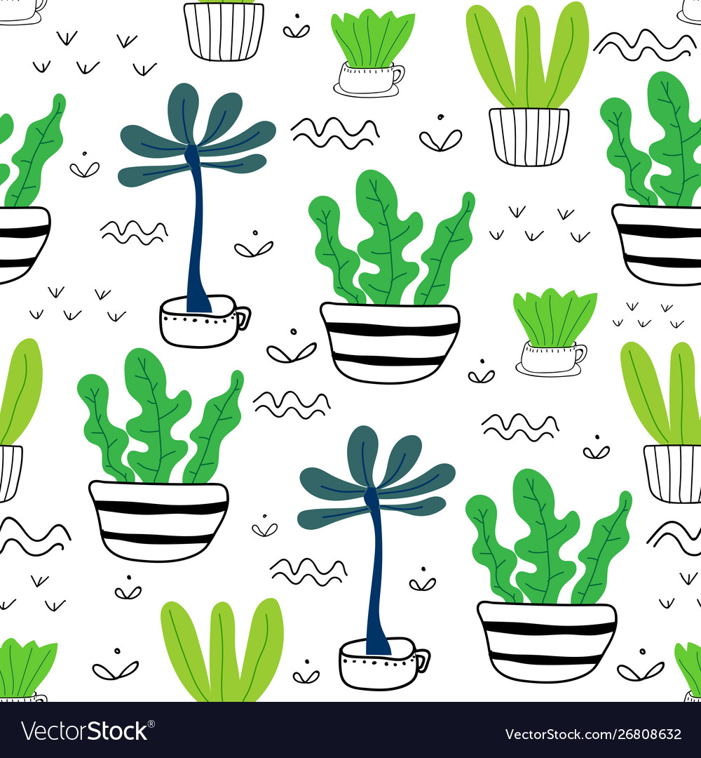 Succulent Pattern - Seamless Texture