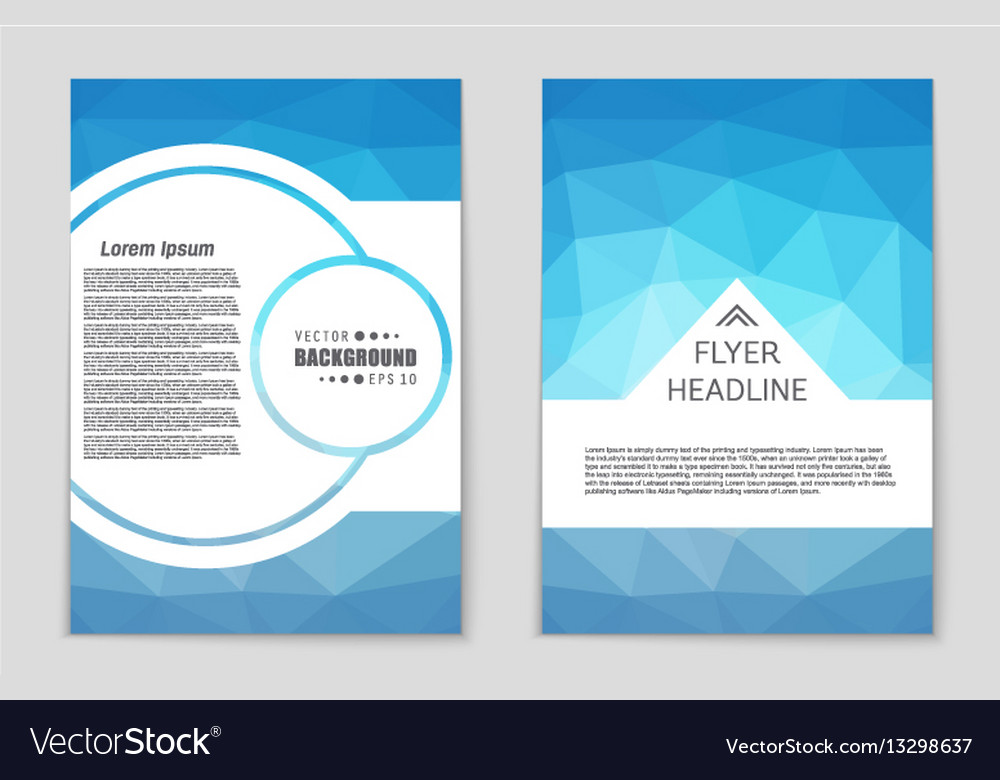 Abstract layout background set for art