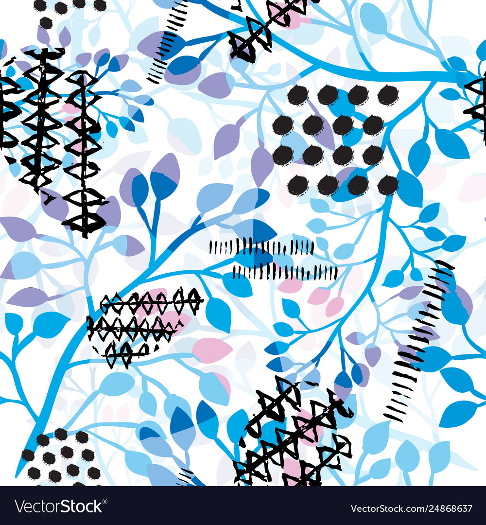 Abstract seamless pattern vector image Abstract seamless pattern