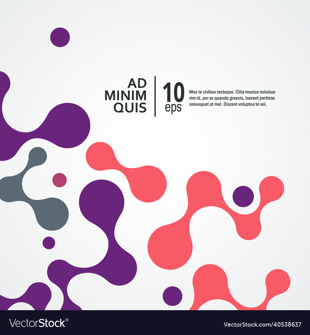 Design connect with abstract shapes