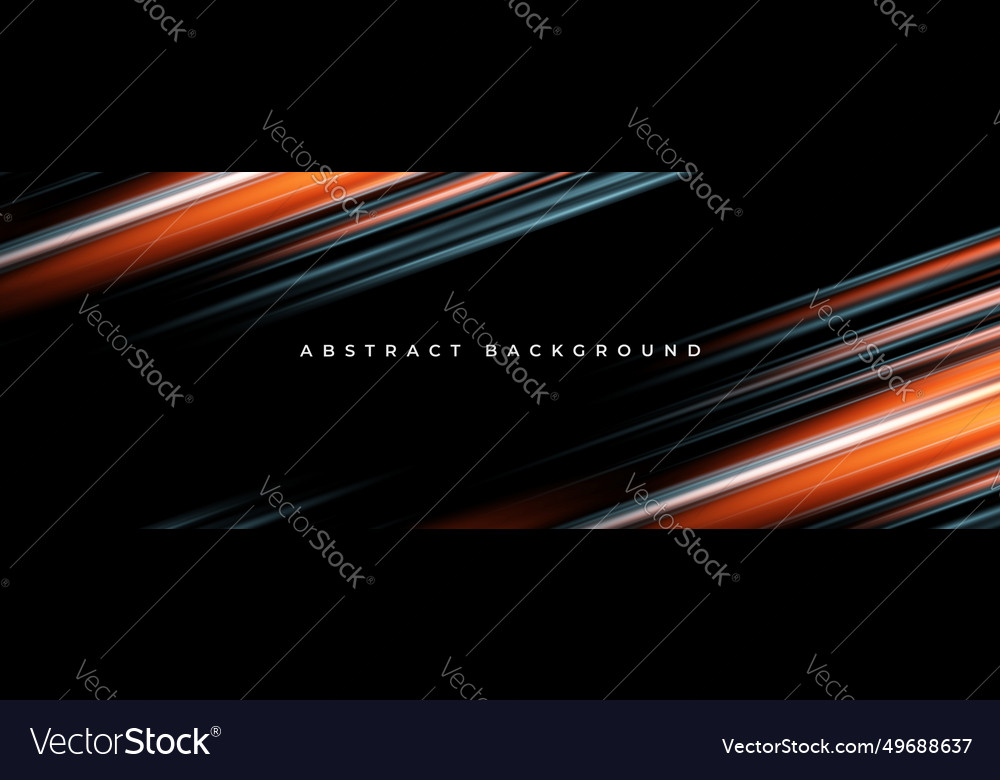 Dynamic Black Abstract Background