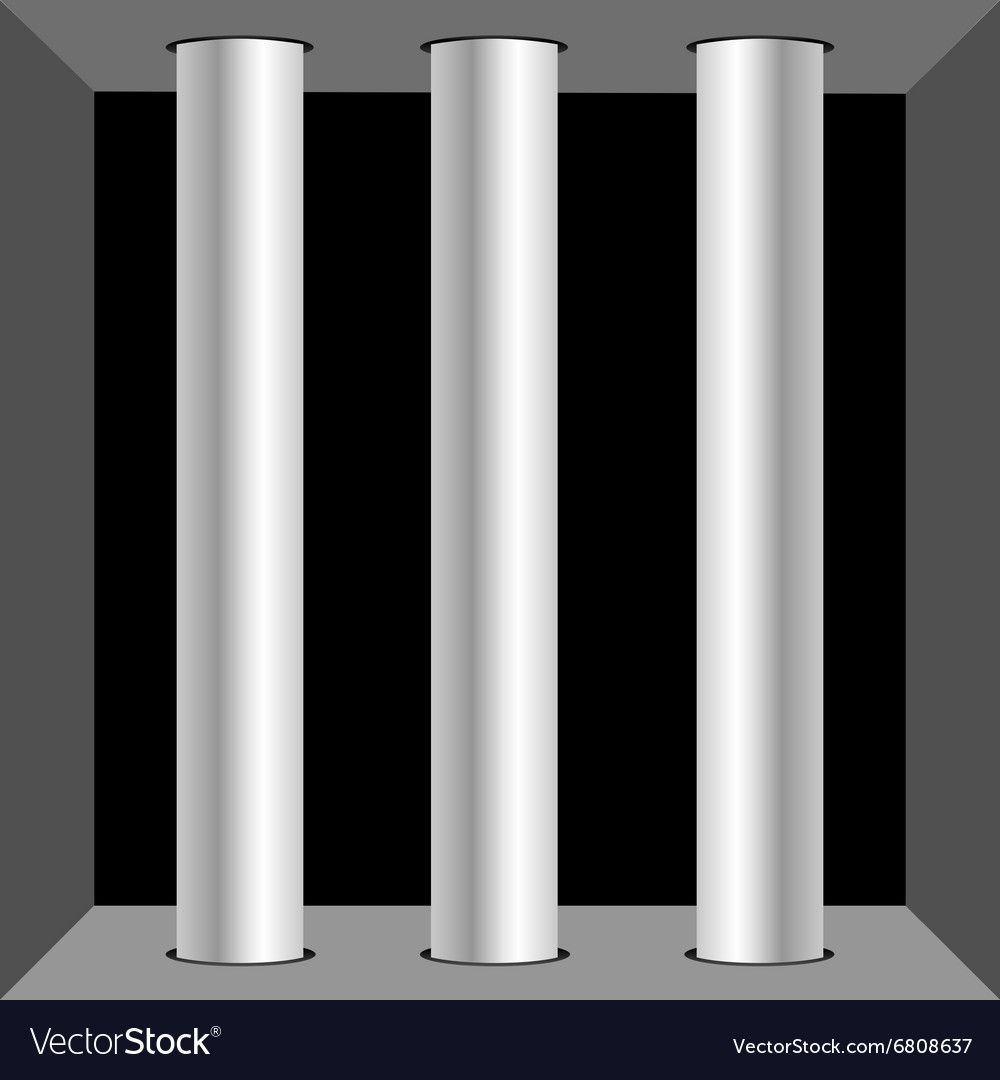 Prison window for background