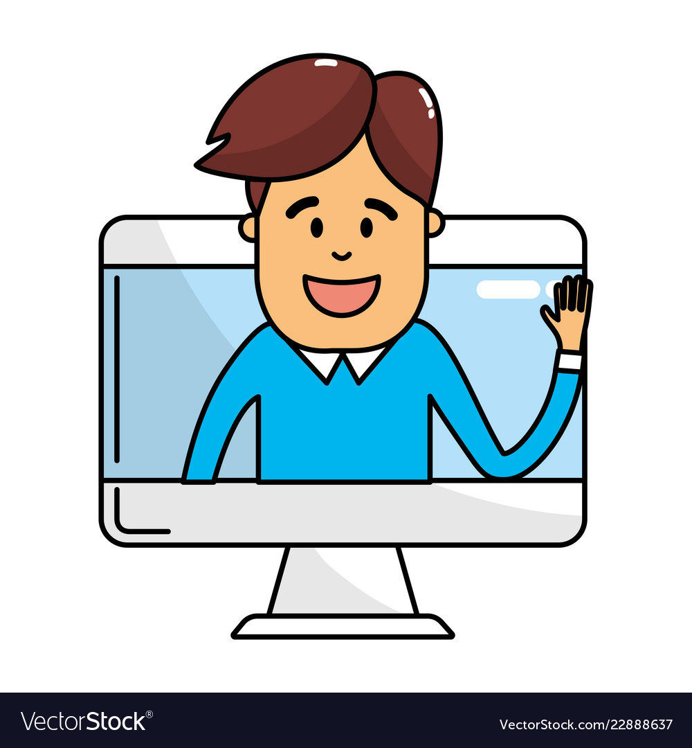Technology computer screen