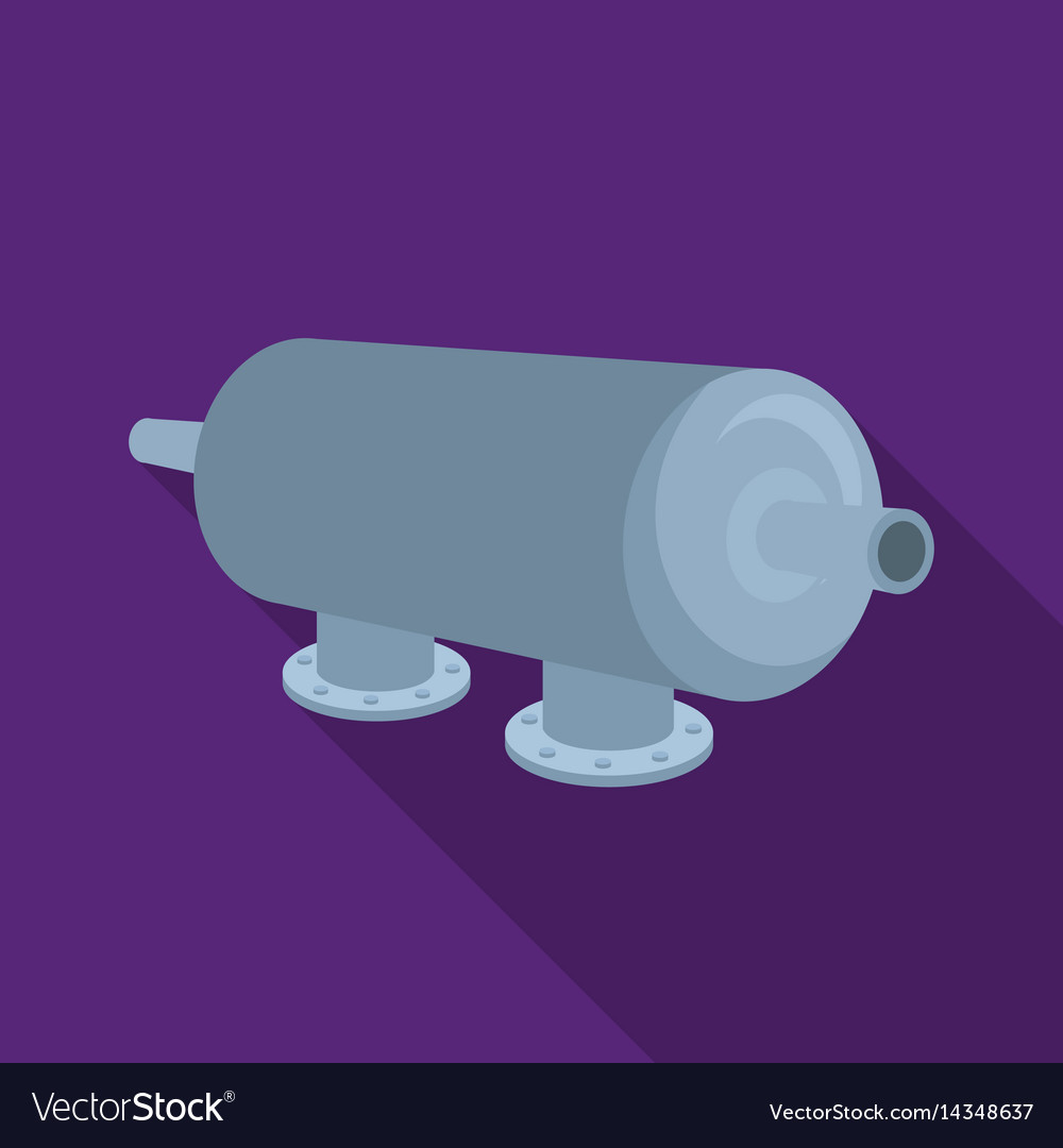 Water filter machine icon in flate style isolated