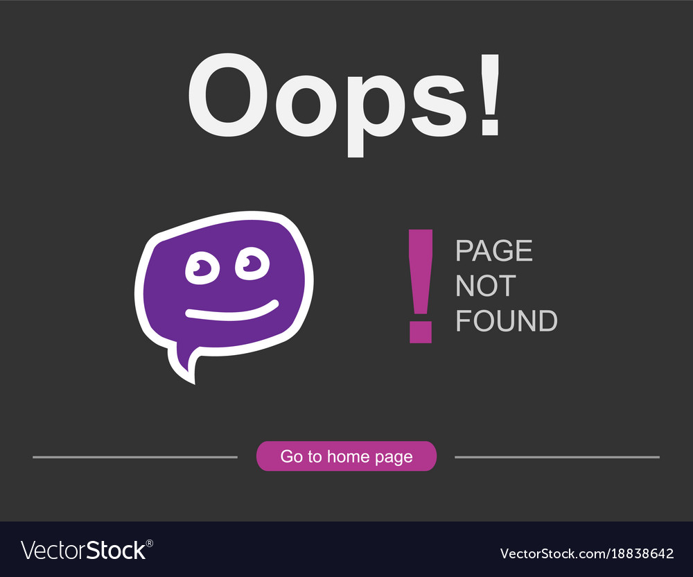 404 error page for website