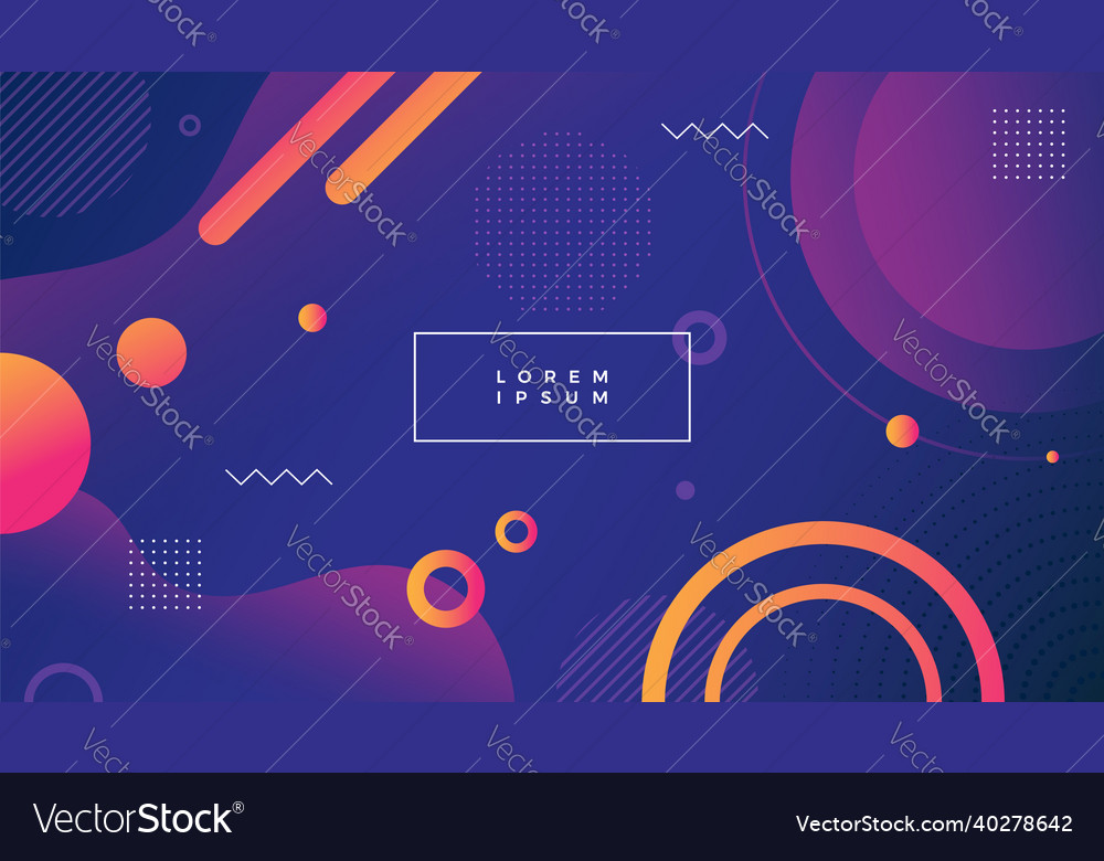 Abstract background and colorful shape vector image Abstract background and colorful shape