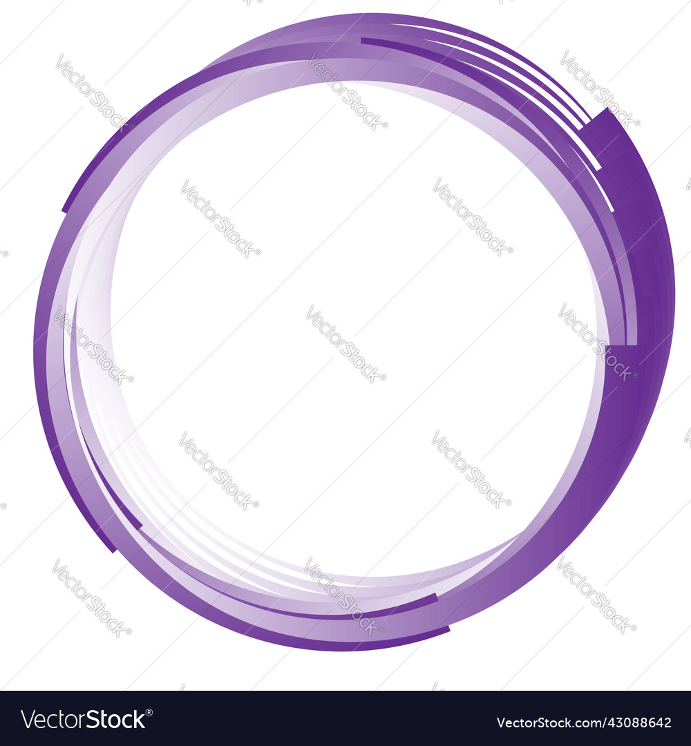 Abstract circle circular design element icon vector image Abstract circle circular design element icon