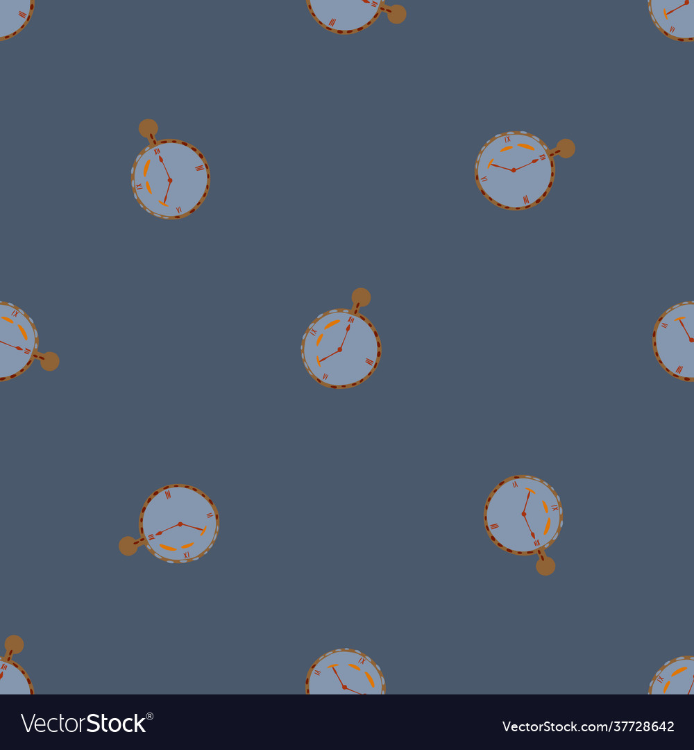 Awake reminder seamless pattern with doodle timer Vector Image Awake reminder seamless pattern with doodle timer