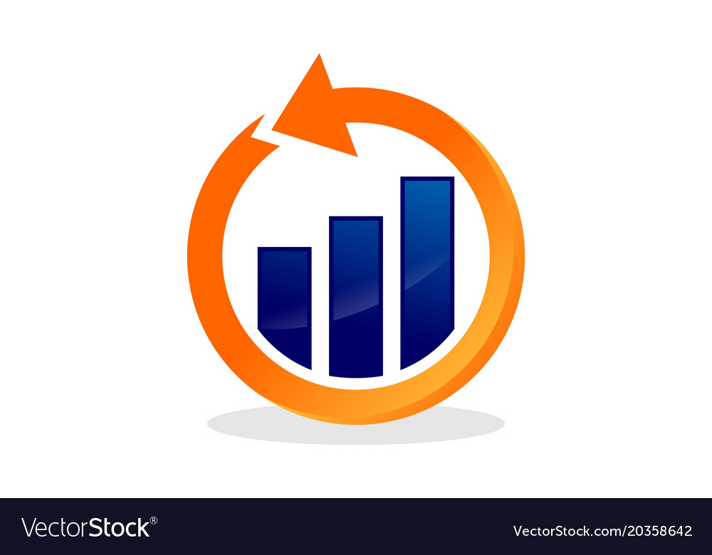 Business grafisches Finanzlogo