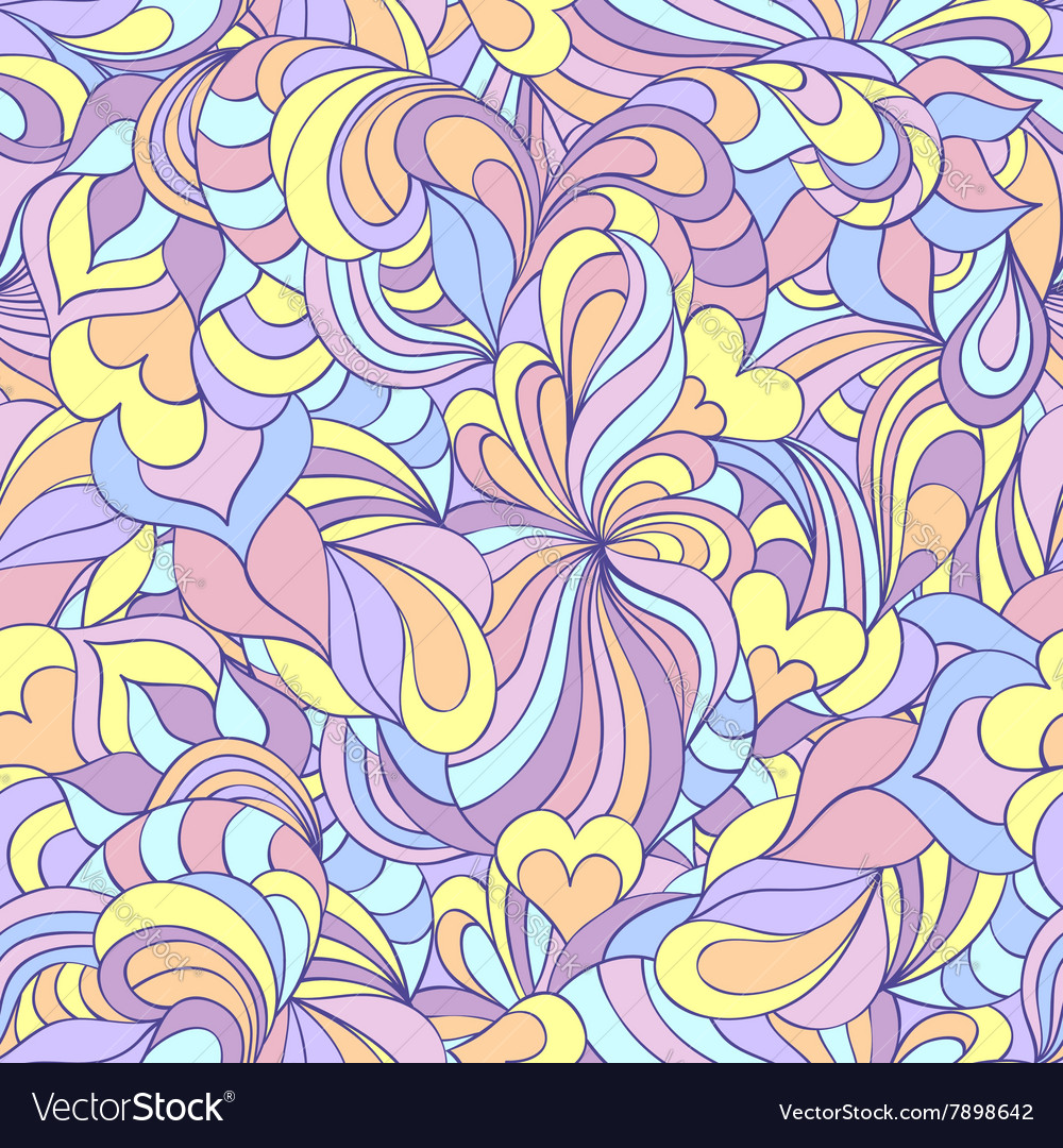 Colorful abstract seamless pattern