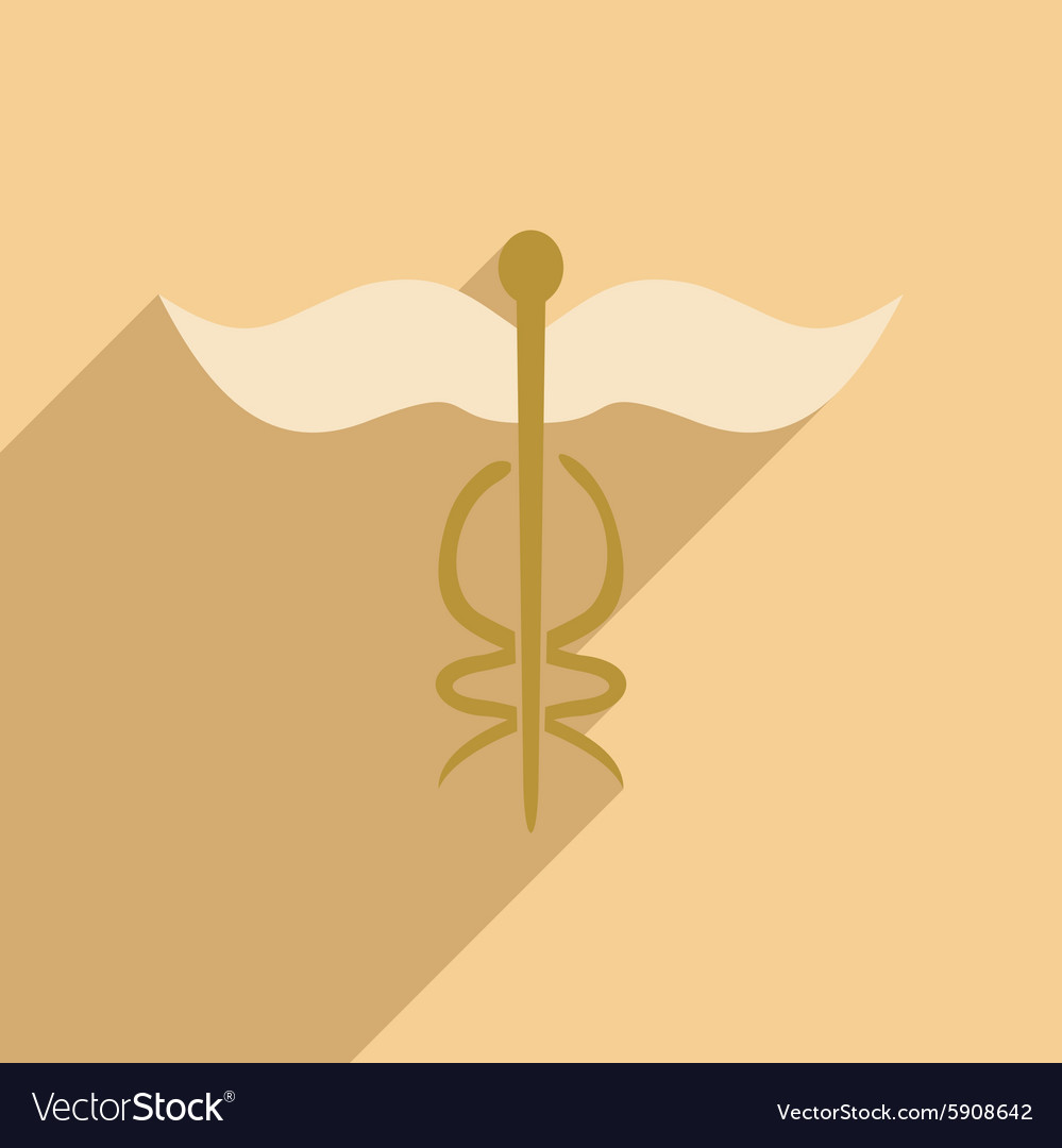 Flat with shadow icon and mobile application
