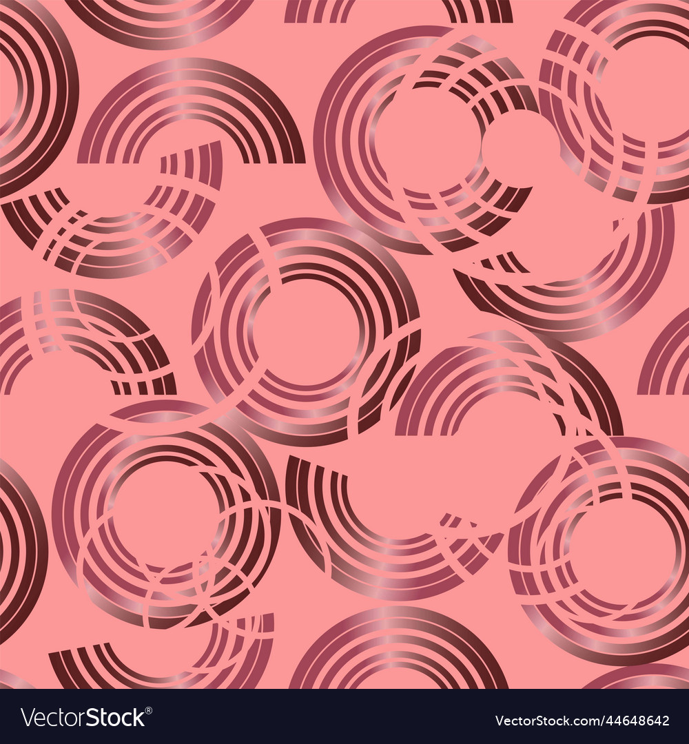 Seamless pattern with different colored geometric