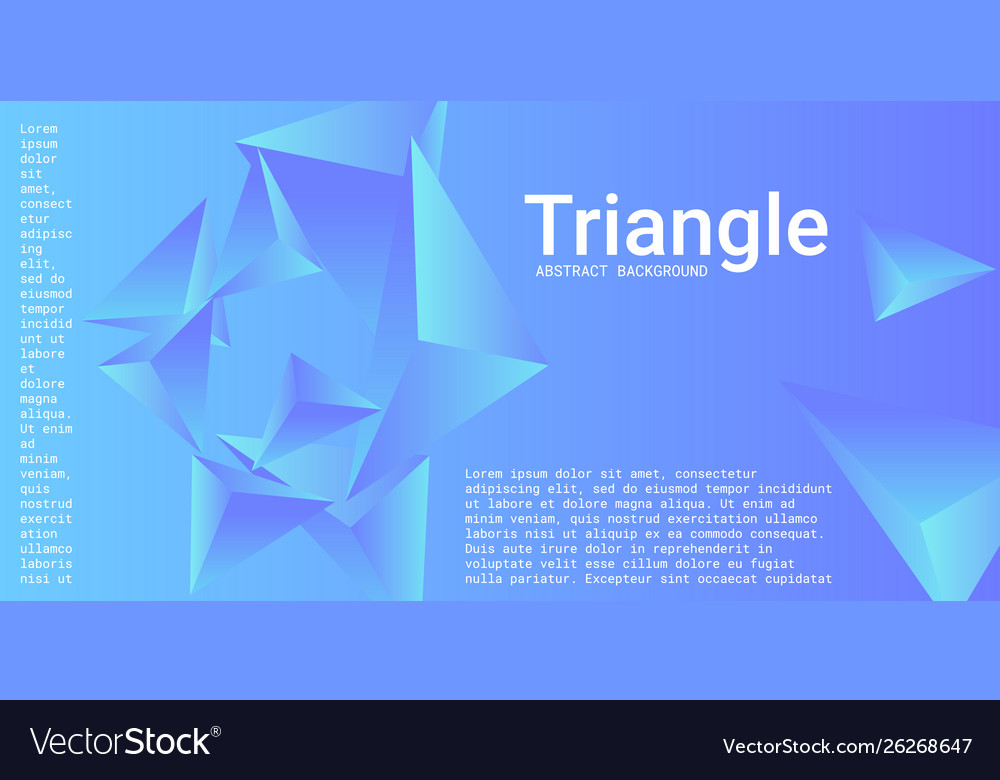 Abstract composition triangle