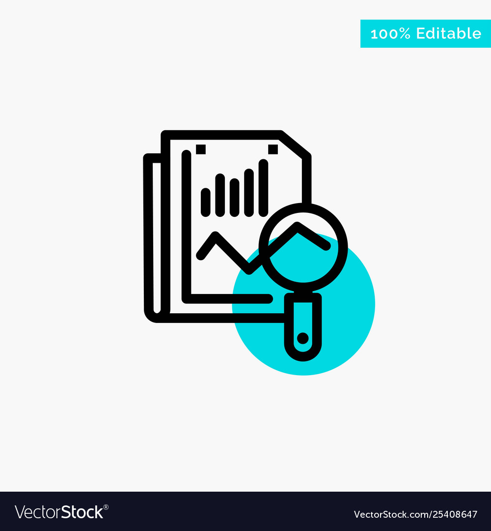 File static search computing turquoise highlight Vector Image File static search computing turquoise highlight