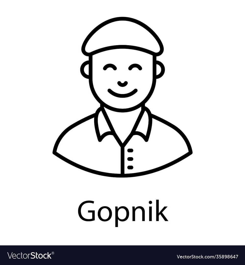 Gopnik Royalty Free Vector Image - VectorStock