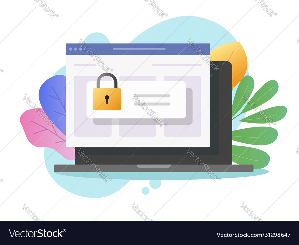 Secure Password Access - Laptop