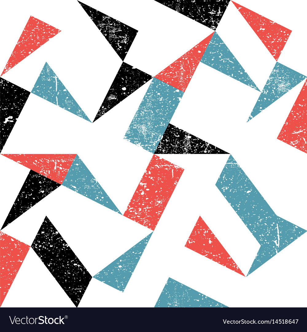 Triangular Grunge Pattern