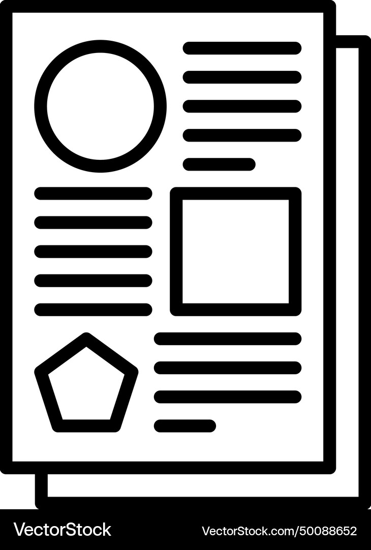 Evaluation key performance indicator icon Vector Image