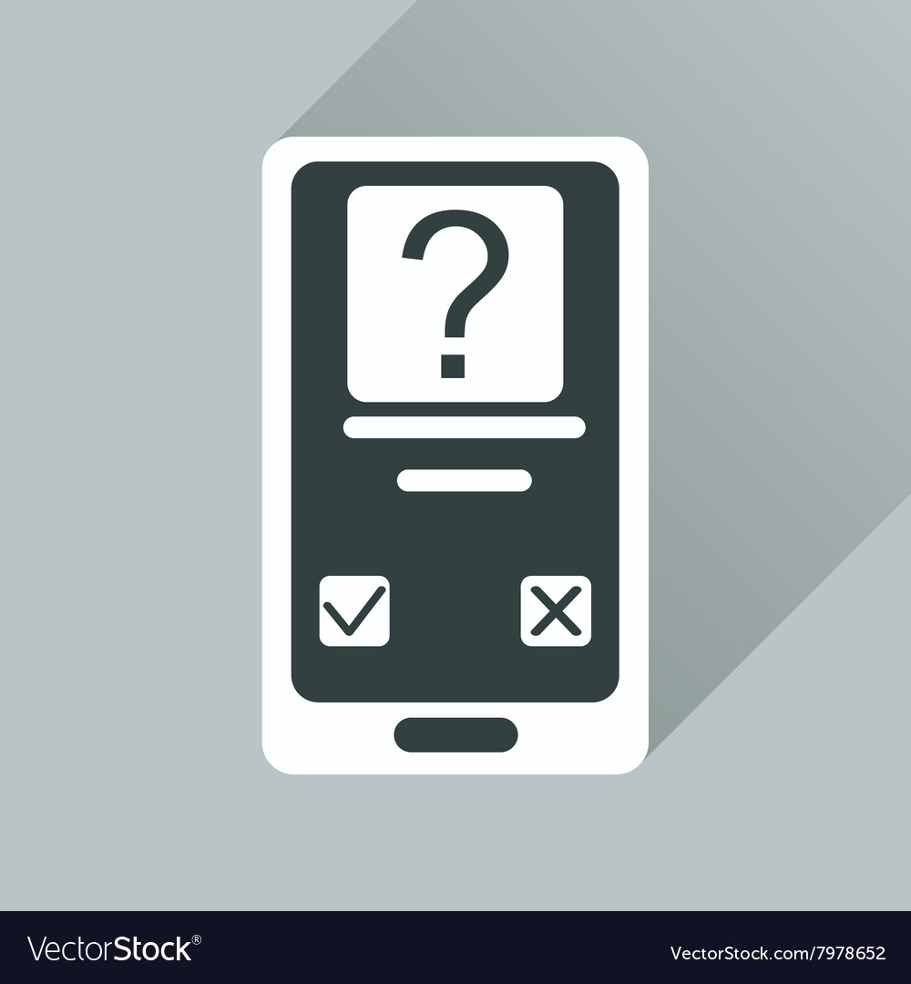 Flat web icon with long shadow mobile applications