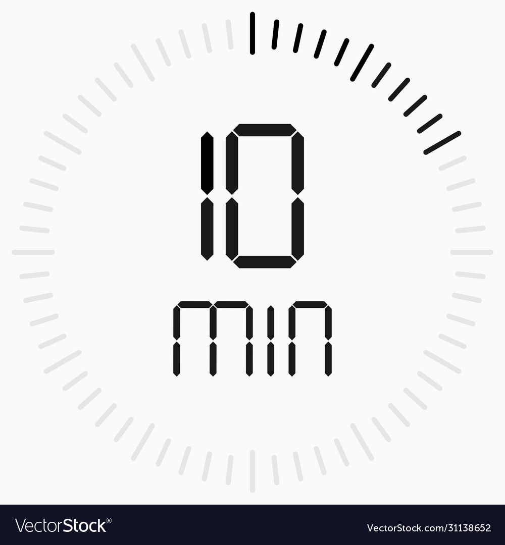 Modern icon time countdown timer start finish vector image Modern icon time countdown timer start finish