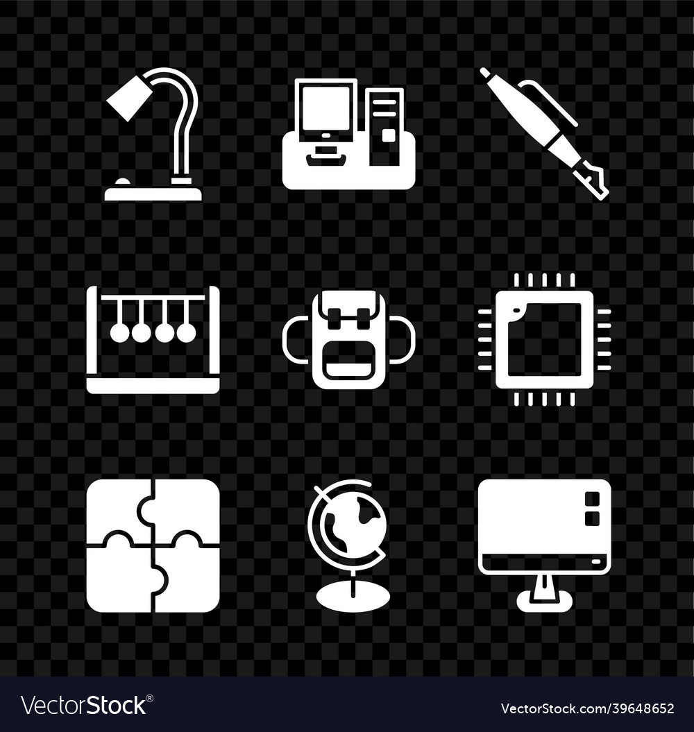 Set table lamp monitor with keyboard fountain