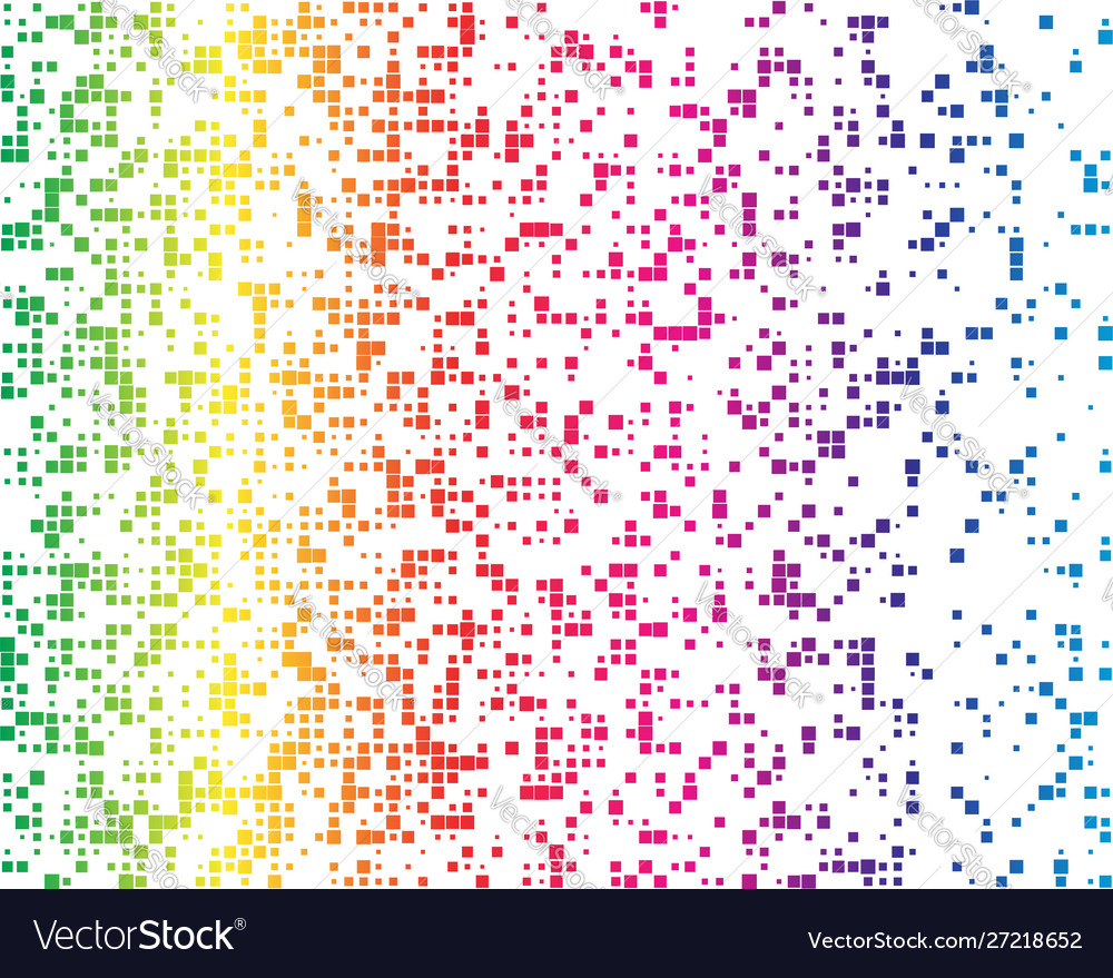 Squares pixelated block pixels random mosaic vector image Squares pixelated block pixels random mosaic