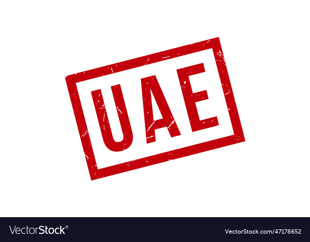 Uae rubber stamp seal