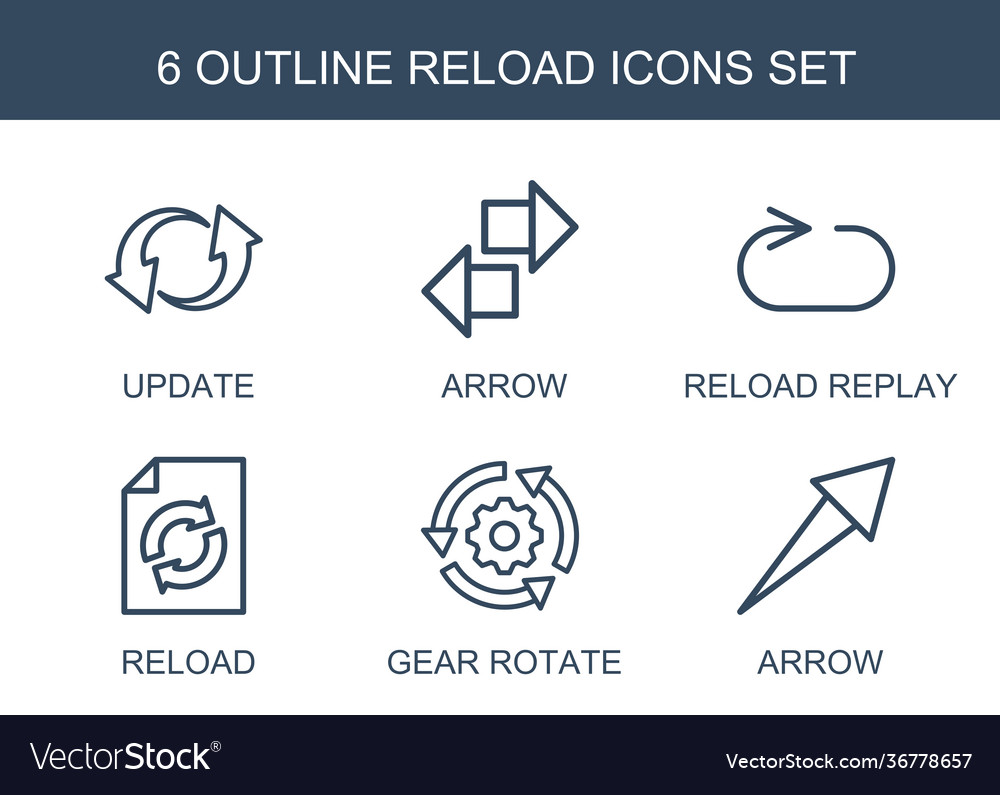 6 reload icons